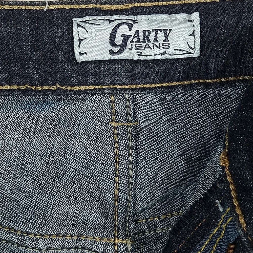 Garty, 0211, Blue Jeans, with embellishments on back pockets, Sz 20 - Picture 6 of 12